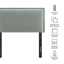 Load image into Gallery viewer, Camille Striped Linen Blend Twin Size Headboard by Modway
