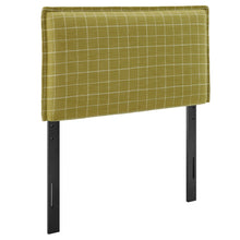 Load image into Gallery viewer, Camille Checkered Linen Blend Twin Size Headboard by Modway
