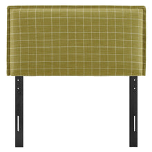 Load image into Gallery viewer, Camille Checkered Linen Blend Twin Size Headboard by Modway
