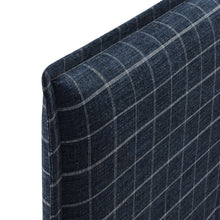 Load image into Gallery viewer, Camille Checkered Linen Blend Twin Size Headboard by Modway
