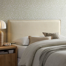 Load image into Gallery viewer, Camille Striped Linen Blend Full Size Headboard by Modway
