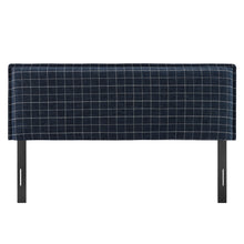 Load image into Gallery viewer, Camille Checkered Linen Blend Full Size Headboard by Modway
