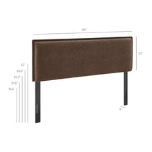 Load image into Gallery viewer, Camille Upholstered Linen Blend Queen Size Headboard by Modway
