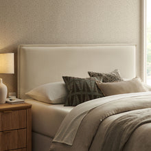 Load image into Gallery viewer, Camille Upholstered Linen Blend Queen Size Headboard by Modway
