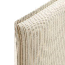 Load image into Gallery viewer, Camille Striped Linen Blend Queen Size Headboard by Modway
