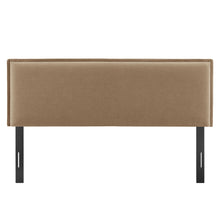 Load image into Gallery viewer, Camille Upholstered Linen Blend King Size Headboard by Modway
