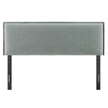 Load image into Gallery viewer, Camille Striped Linen Blend King Size Headboard by Modway
