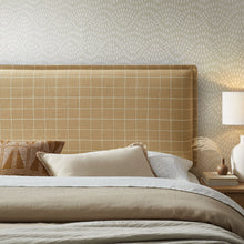Load image into Gallery viewer, Camille Checkered Linen Blend King Size Headboard by Modway
