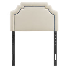 Load image into Gallery viewer, Magnolia Stain-Resistant Performance Velvet Twin Size Headboard by Modway
