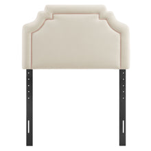 Load image into Gallery viewer, Magnolia Stain-Resistant Performance Velvet Twin Size Headboard by Modway
