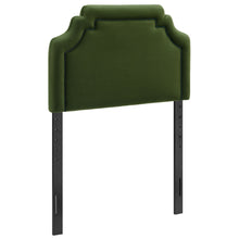 Load image into Gallery viewer, Magnolia Stain-Resistant Performance Velvet Twin Size Headboard by Modway
