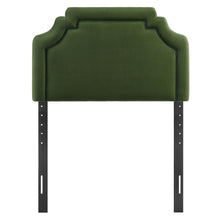 Load image into Gallery viewer, Magnolia Stain-Resistant Performance Velvet Twin Size Headboard by Modway
