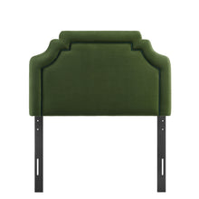 Load image into Gallery viewer, Magnolia Stain-Resistant Performance Velvet Twin Size Headboard by Modway
