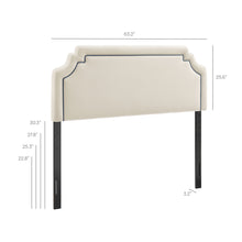 Load image into Gallery viewer, Magnolia Stain-Resistant Performance Velvet Queen Size Headboard by Modway
