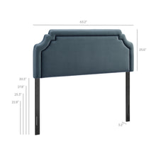 Load image into Gallery viewer, Magnolia Stain-Resistant Performance Velvet Queen Size Headboard by Modway
