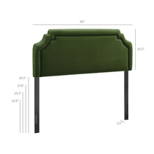 Load image into Gallery viewer, Magnolia Stain-Resistant Performance Velvet King Size Headboard by Modway
