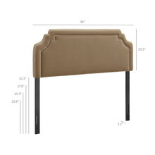 Load image into Gallery viewer, Magnolia Stain-Resistant Performance Velvet King Size Headboard by Modway
