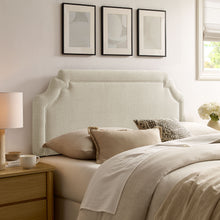 Load image into Gallery viewer, Magnolia Upholstered Fabric King Size Headboard by Modway
