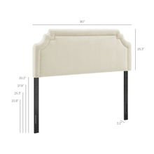 Load image into Gallery viewer, Magnolia Upholstered Fabric King Size Headboard by Modway
