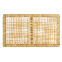 Load image into Gallery viewer, Sandy Wall Mounted Wood and Rattan Twin Size Headboard by Modway
