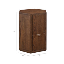 Load image into Gallery viewer, Kade Faceted Wood Side Table by Modway

