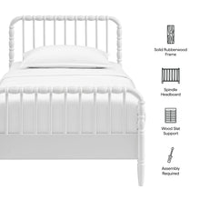 Load image into Gallery viewer, Arlette Twin Size Wood Spindle Bed Frame by Modway
