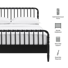 Load image into Gallery viewer, Arlette King Size Wood Spindle Bed Frame by Modway
