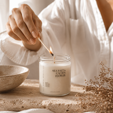 Load image into Gallery viewer, Sea Salt &amp; Cactus Flower Candle
