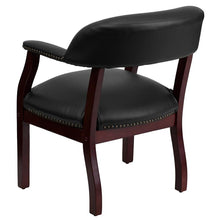 Load image into Gallery viewer, Black Vinyl Luxurious Conference Chair with Accent Nail Trim
