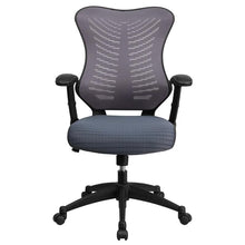 Load image into Gallery viewer, High Back Designer Gray Mesh Executive Swivel Office Chair with Adjustable Arms
