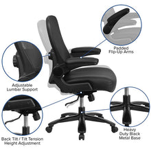 Load image into Gallery viewer, 500 lb. Rated Black Mesh/Executive Office Chair with Adjustable Lumbar
