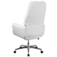 Load image into Gallery viewer, High Back White LeatherSoft Executive Swivel Office Chair with Arms
