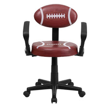 Load image into Gallery viewer, Football Swivel Task Office Chair with Arms

