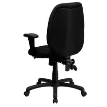 Load image into Gallery viewer, High Back Black Fabric Multifunction Executive Swivel Office Chair
