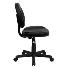 Load image into Gallery viewer, Mid-Back Black Swivel Ergonomic Task Office Chair with Back Depth Adjustment
