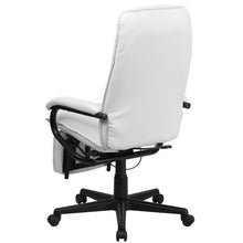 Load image into Gallery viewer, High Back White Executive Reclining Ergonomic Swivel Office Chair with Arms
