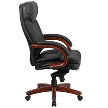 Load image into Gallery viewer, High Back Black Executive Office Chair with Synchro-Tilt Mechanism

