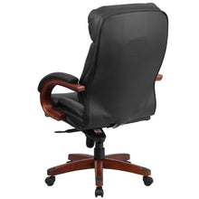 Load image into Gallery viewer, High Back Black Executive Office Chair with Synchro-Tilt Mechanism
