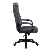 Load image into Gallery viewer, High Back Gray Fabric Executive Swivel Office Chair with Arms
