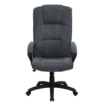 Load image into Gallery viewer, High Back Gray Fabric Executive Swivel Office Chair with Arms
