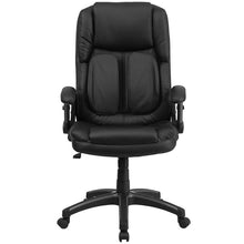 Load image into Gallery viewer, Extreme Comfort High Back Black Executive Swivel Office Chair with Flip-Up Arms
