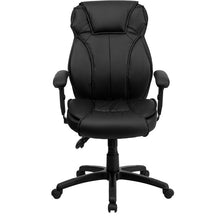 Load image into Gallery viewer, High Back Black Multifunction Executive Swivel Office Chair
