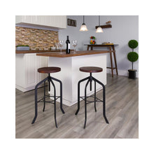 Load image into Gallery viewer, 30" Barstool with Adjustable Wood Seat
