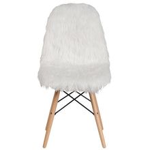 Load image into Gallery viewer, Shaggy Dog White Accent Chair
