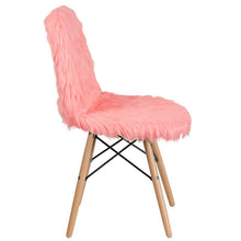 Load image into Gallery viewer, Shaggy Dog Hermosa Pink Accent Chair

