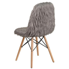 Load image into Gallery viewer, Shaggy Dog Charcoal Gray Accent Chair
