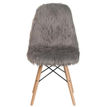 Load image into Gallery viewer, Shaggy Dog Charcoal Gray Accent Chair

