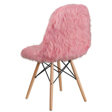 Load image into Gallery viewer, Shaggy Dog Light Pink Accent Chair
