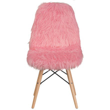 Load image into Gallery viewer, Shaggy Dog Light Pink Accent Chair

