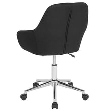 Load image into Gallery viewer, Home and Office Mid-Back Chair in Black Fabric

